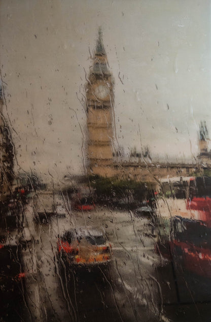 The Rain London contemporary painting art