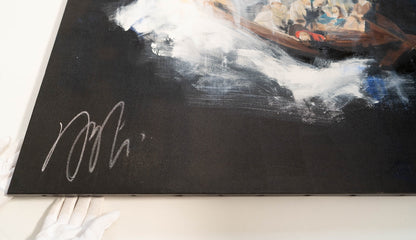 The Storm on the Sea of Galilee after Rembrandt contemporary painting art