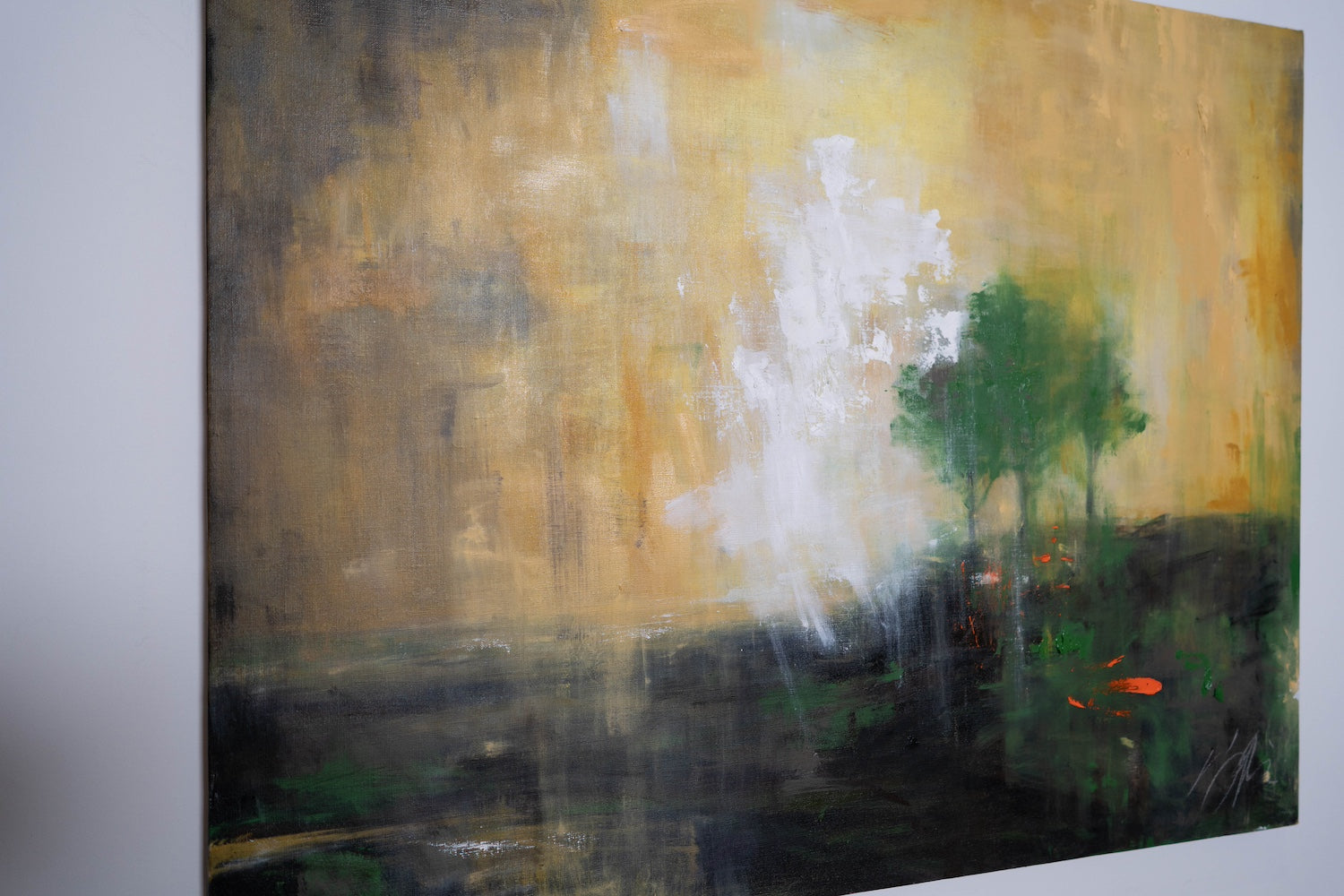 ’The Three Trees contemporary’ after Rembrandt contemporary painting art