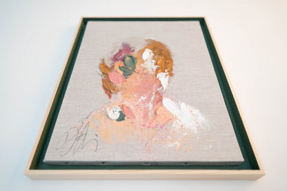 Tiffany Blue Portrait work contemporary painting art