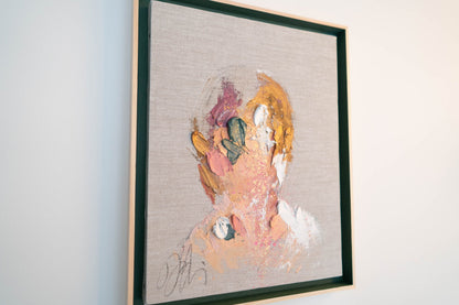 Tiffany Blue Portrait work contemporary painting art