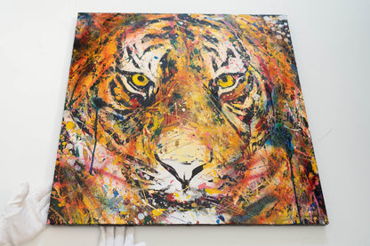 TIGER #5 contemporary painting art
