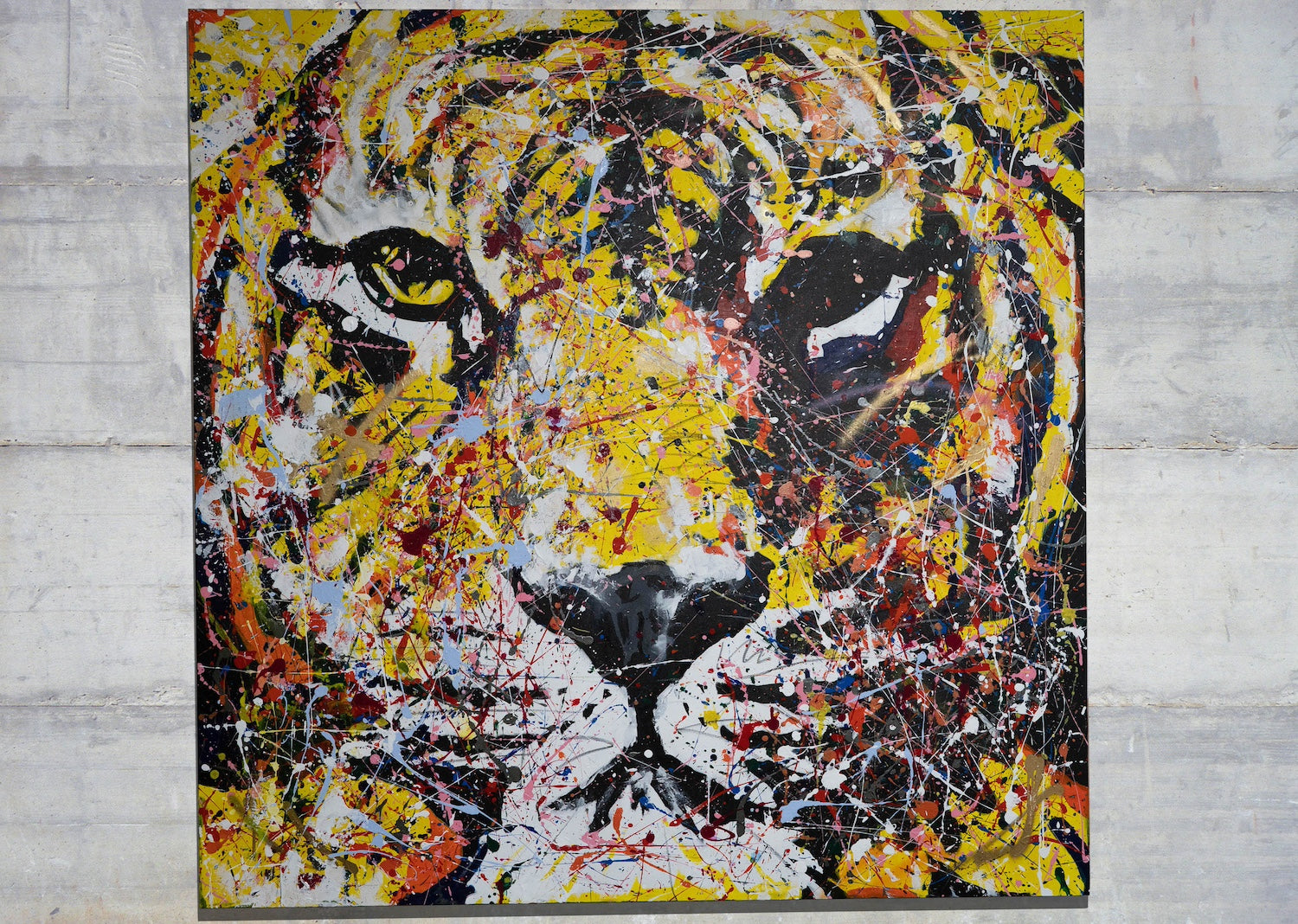 Tiger contemporary painting art