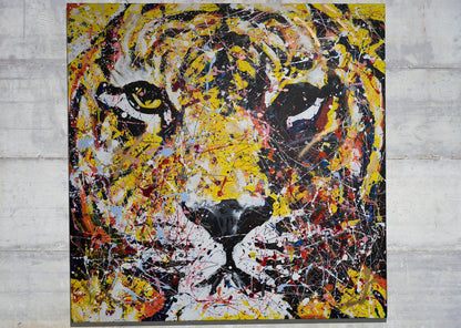 Tiger contemporary painting art