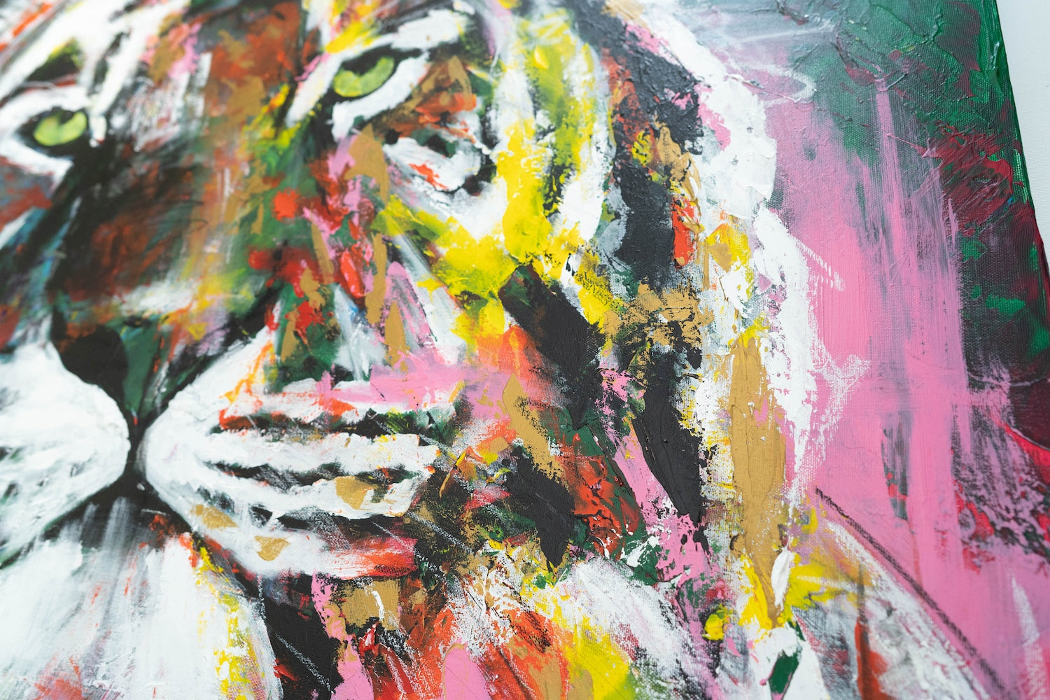 Tiger contemporary painting art