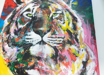 Tiger contemporary painting art