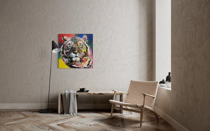Tiger contemporary painting art