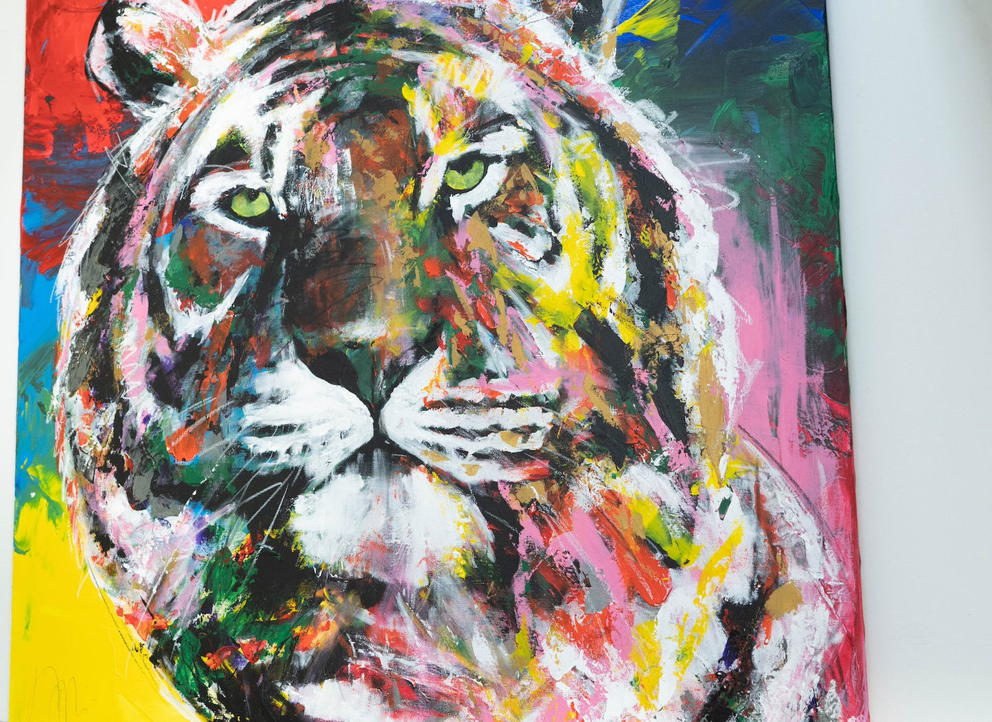 Tiger contemporary painting art