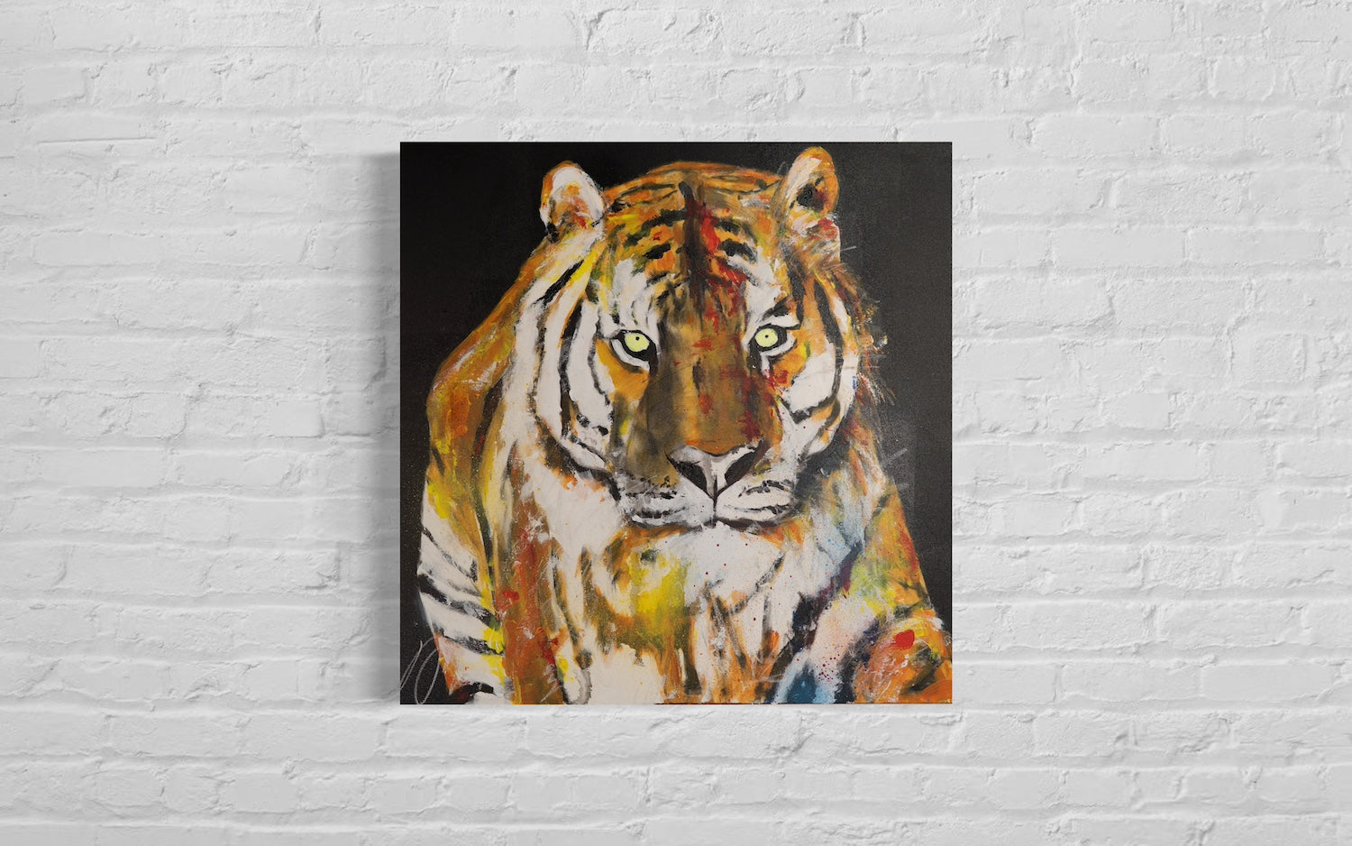 Tiger contemporary painting art