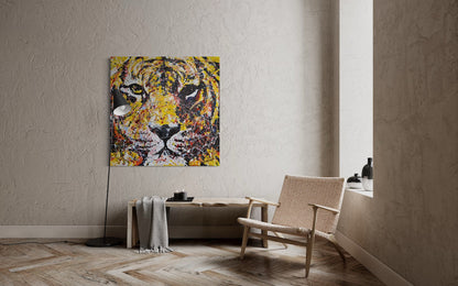 Tiger contemporary painting art