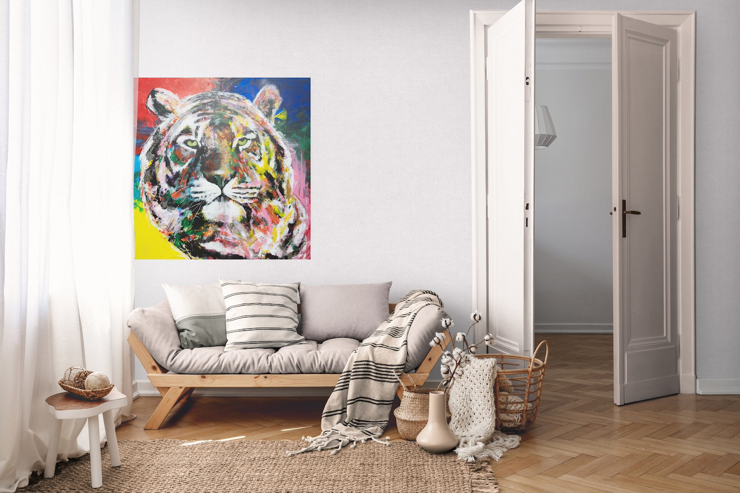 Tiger contemporary painting art