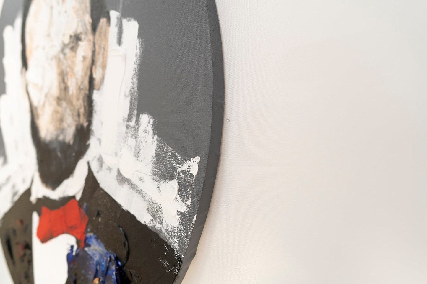 UNTITLED Portrait work (Abraham Lincoln) contemporary painting art