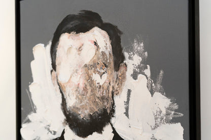 UNTITLED Portrait work (Abraham Lincoln) contemporary painting art