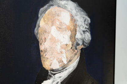 UNTITLED Portrait work (Alexander Hamilton) contemporary painting art