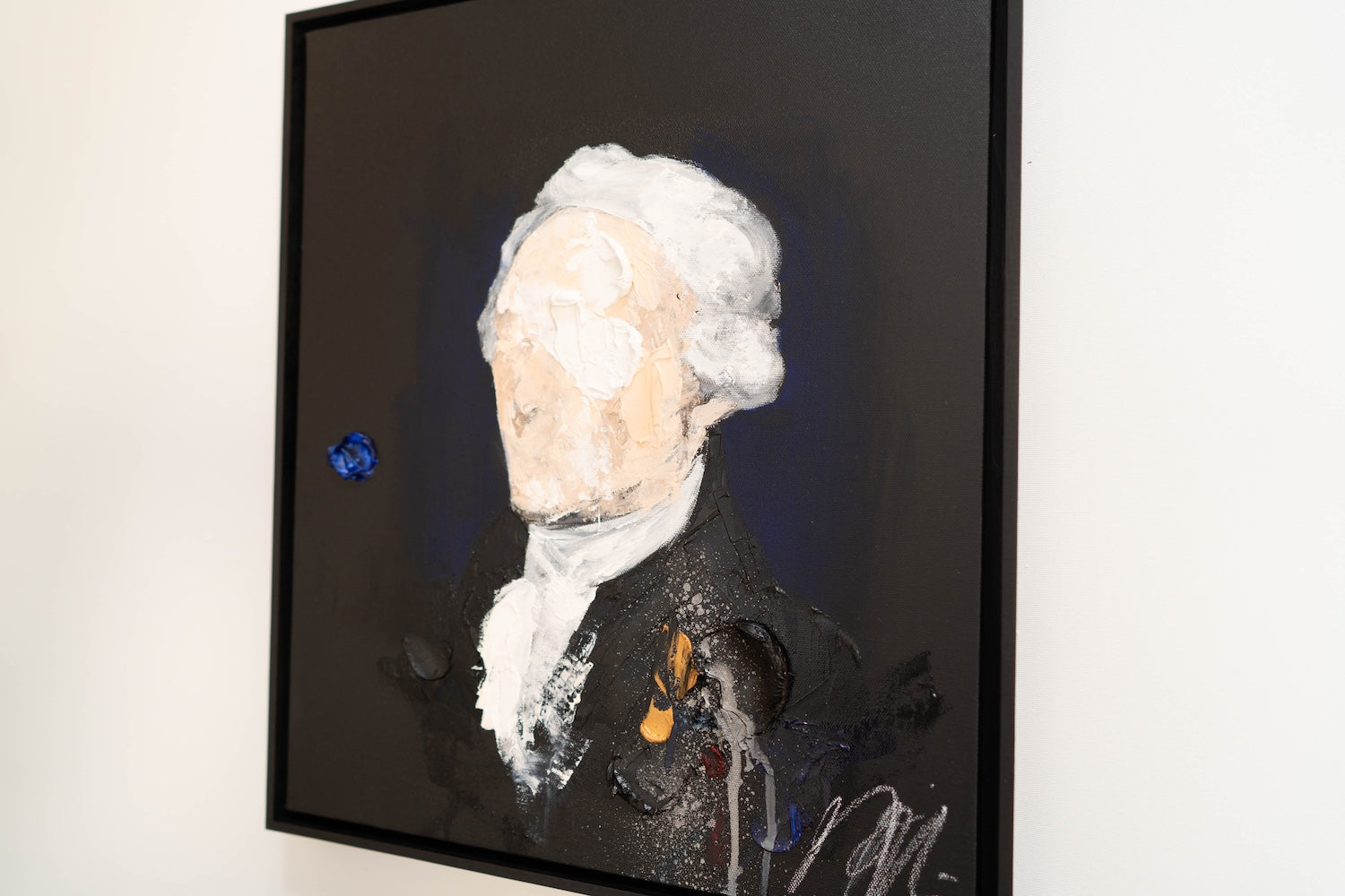 UNTITLED Portrait work (Alexander Hamilton) contemporary painting art
