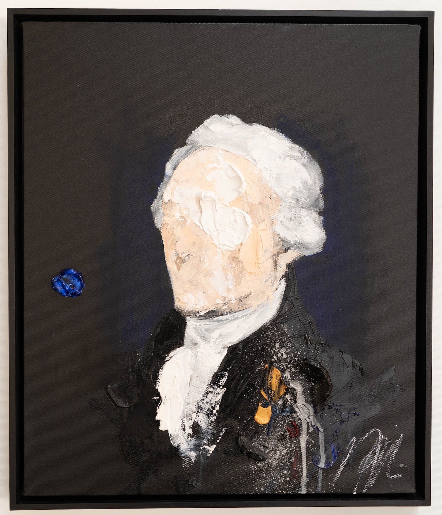 UNTITLED Portrait work (Alexander Hamilton) contemporary painting art