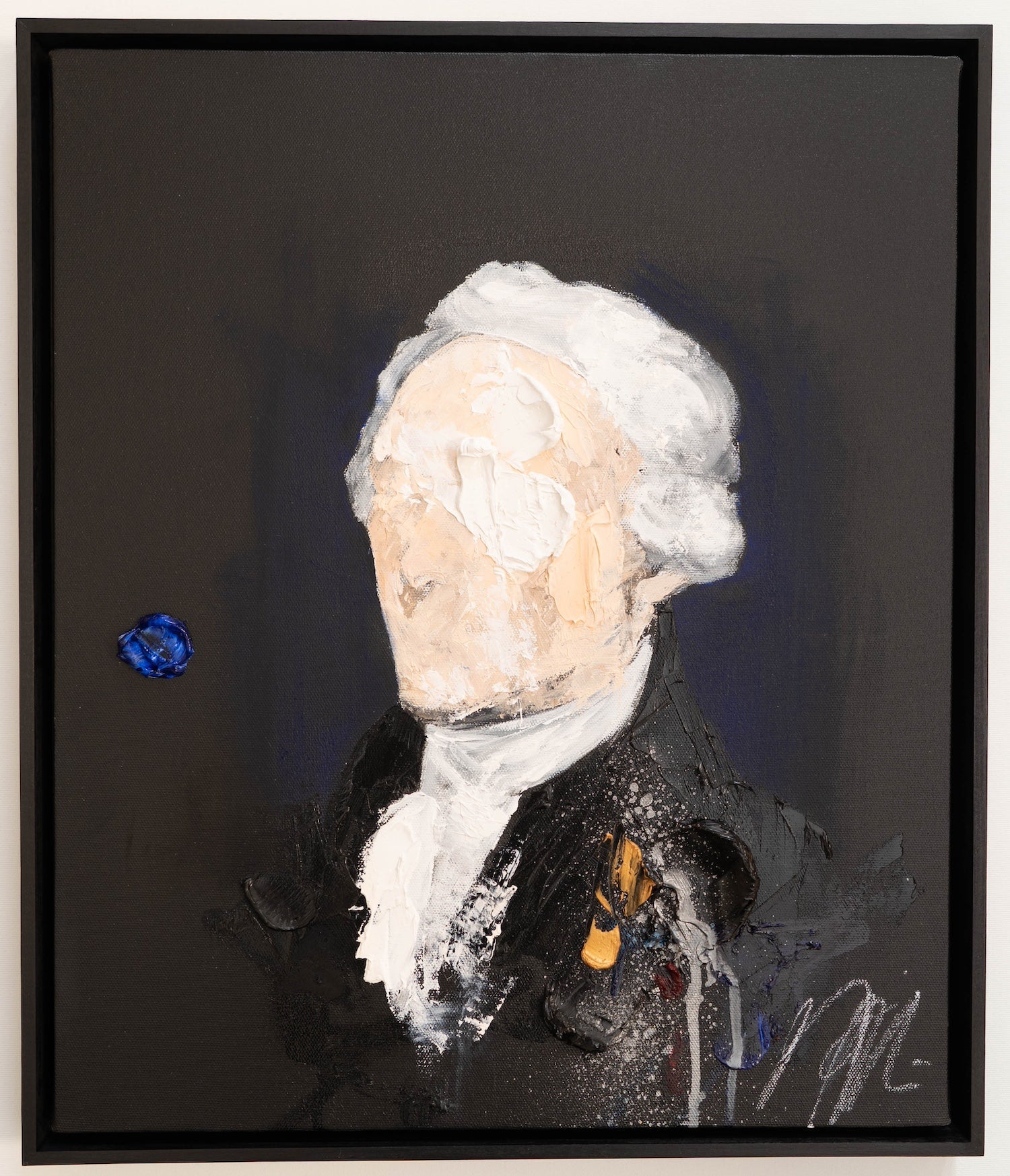 UNTITLED Portrait work (Alexander Hamilton) contemporary painting art