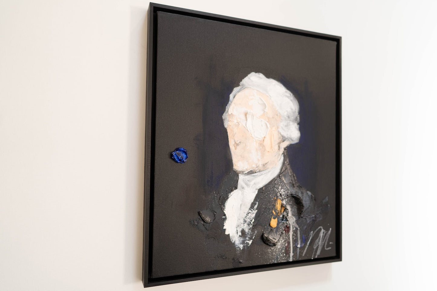 UNTITLED Portrait work (Alexander Hamilton) contemporary painting art