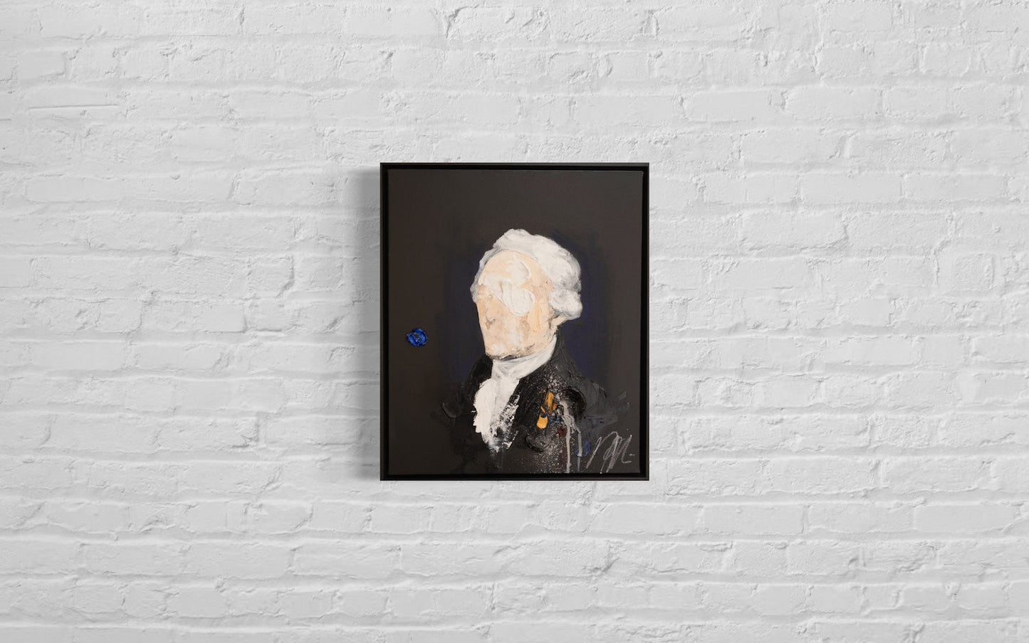UNTITLED Portrait work (Alexander Hamilton) contemporary painting art