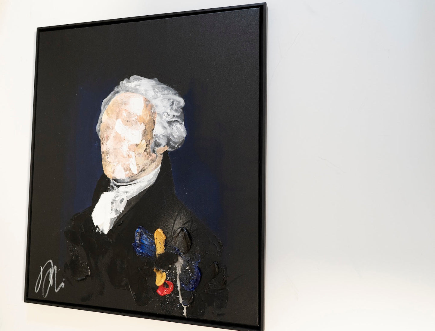UNTITLED Portrait work (Alexander Hamilton) contemporary painting art