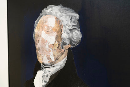 UNTITLED Portrait work (Alexander Hamilton) contemporary painting art