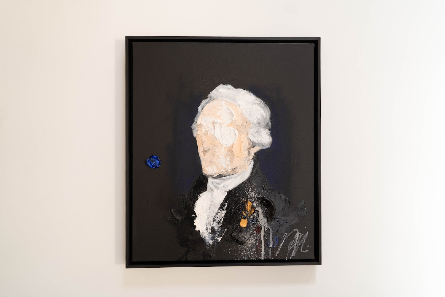 UNTITLED Portrait work (Alexander Hamilton) contemporary painting art