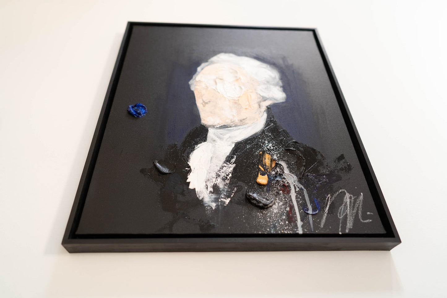 UNTITLED Portrait work (Alexander Hamilton) contemporary painting art