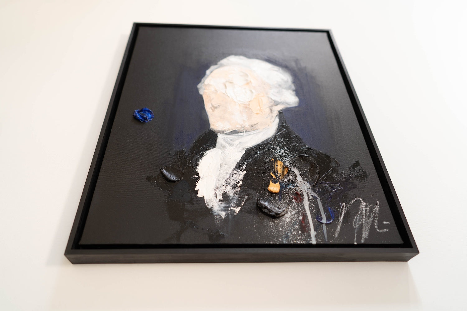 UNTITLED Portrait work (Alexander Hamilton) contemporary painting art