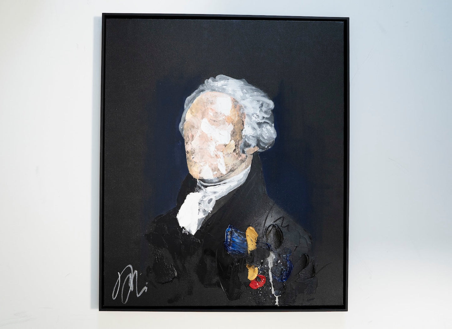 UNTITLED Portrait work (Alexander Hamilton) contemporary painting art