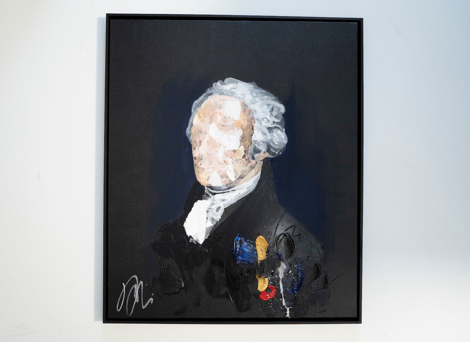 UNTITLED Portrait work (Alexander Hamilton) contemporary painting art