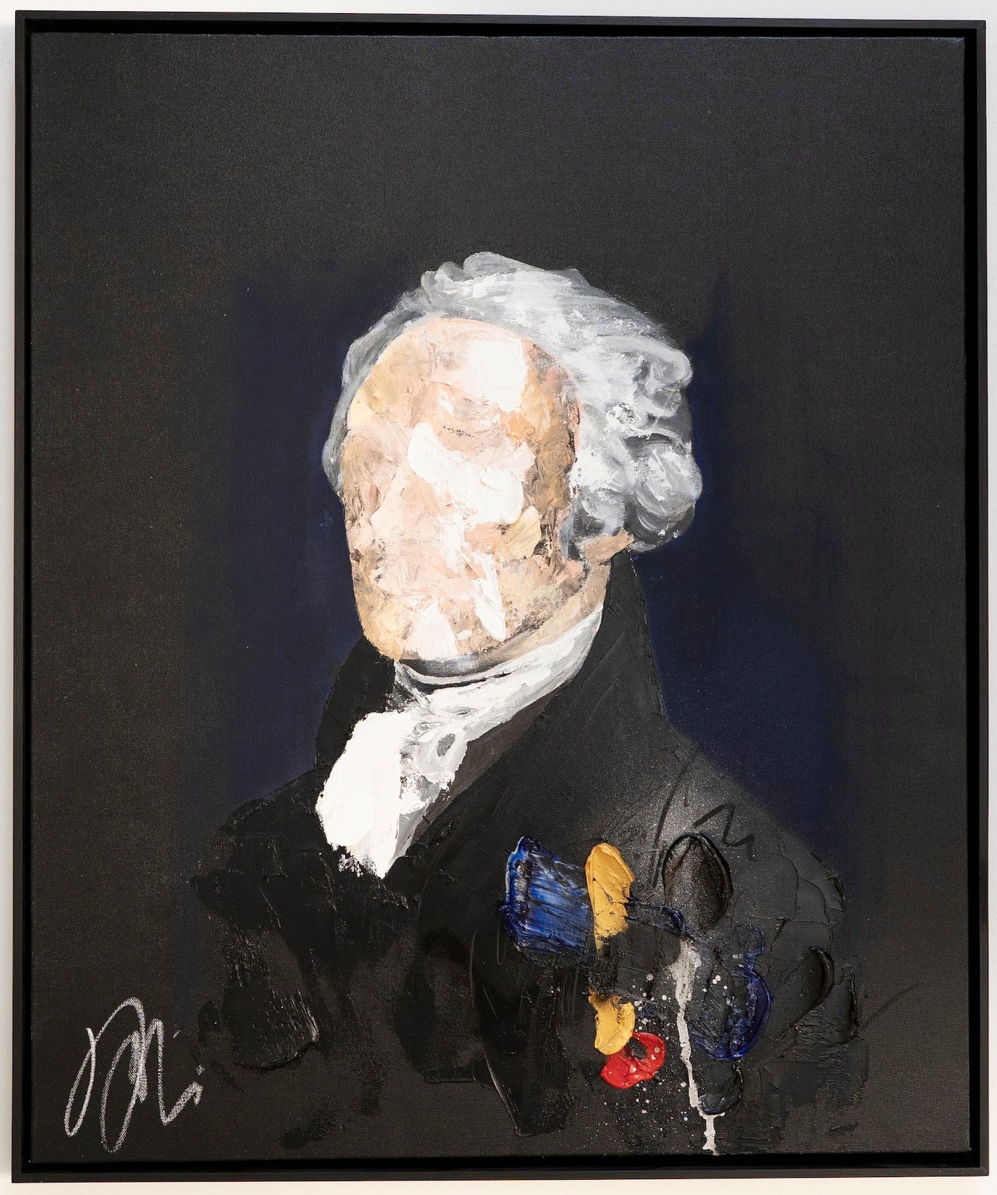 UNTITLED Portrait work (Alexander Hamilton) contemporary painting art