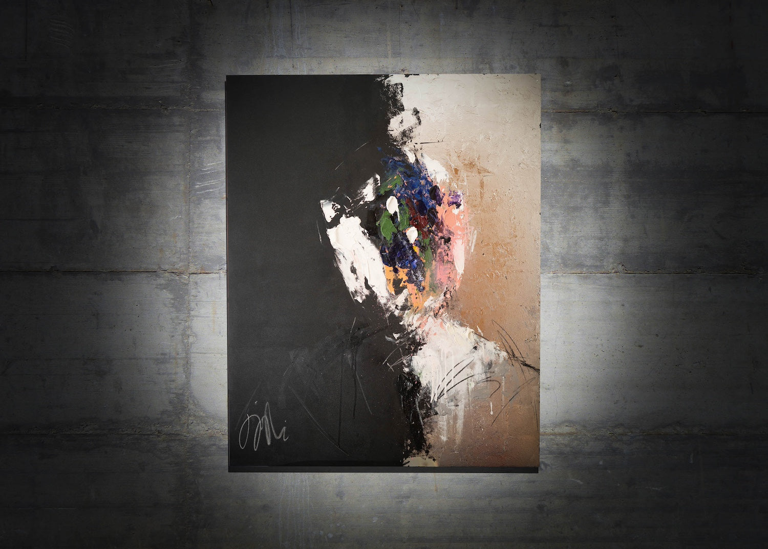 UNTITLED Portrait work contemporary painting art