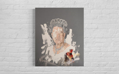 UNTITLED Portrait work (Elizabeth II) contemporary painting art