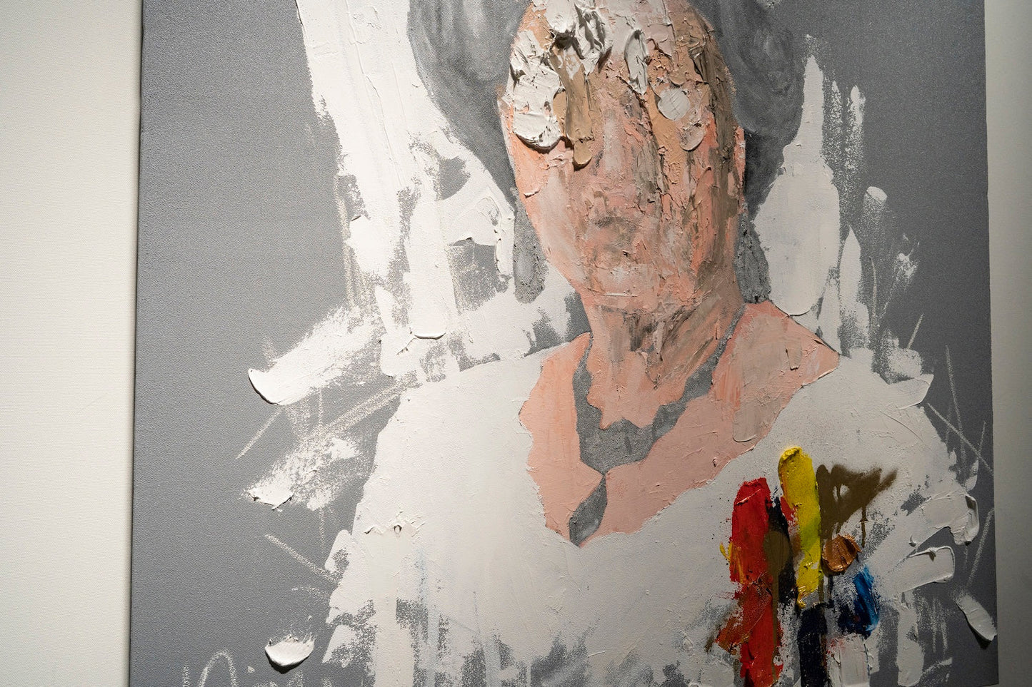 UNTITLED Portrait work (Elizabeth II) contemporary painting art