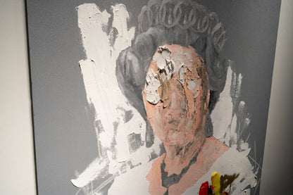 UNTITLED Portrait work (Elizabeth II) contemporary painting art