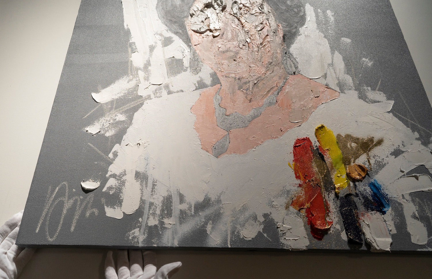 UNTITLED Portrait work (Elizabeth II) contemporary painting art