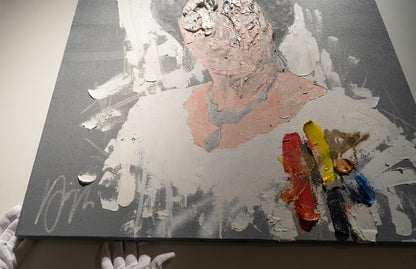 UNTITLED Portrait work (Elizabeth II) contemporary painting art