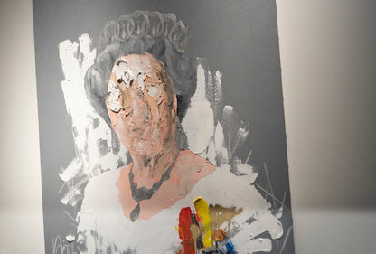UNTITLED Portrait work (Elizabeth II) contemporary painting art