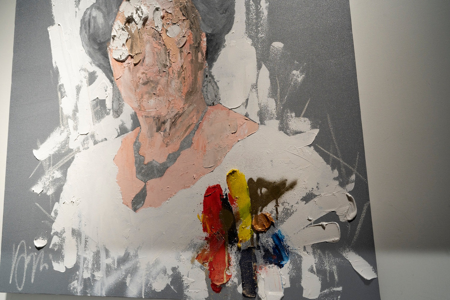 UNTITLED Portrait work (Elizabeth II) contemporary painting art