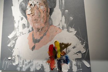 UNTITLED Portrait work (Elizabeth II) contemporary painting art