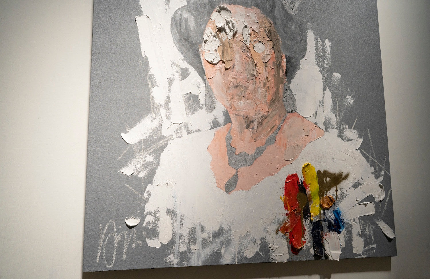 UNTITLED Portrait work (Elizabeth II) contemporary painting art