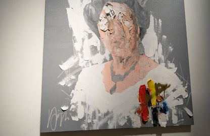 UNTITLED Portrait work (Elizabeth II) contemporary painting art