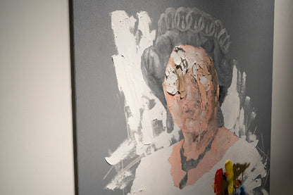 UNTITLED Portrait work (Elizabeth II) contemporary painting art