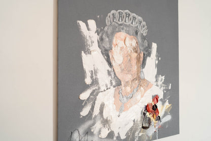 UNTITLED Portrait work (Elizabeth II) contemporary painting art