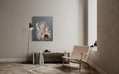 UNTITLED Portrait work (Elizabeth II) contemporary painting art