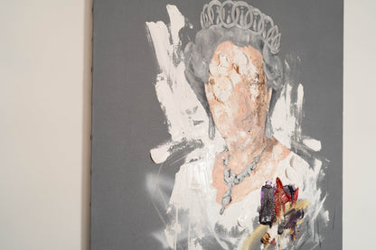 UNTITLED Portrait work (Elizabeth II) contemporary painting art