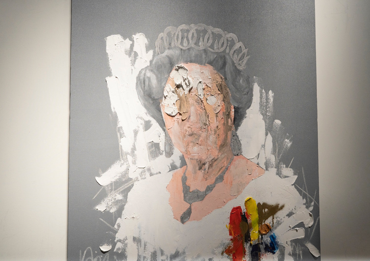 UNTITLED Portrait work (Elizabeth II) contemporary painting art