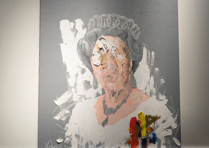 UNTITLED Portrait work (Elizabeth II) contemporary painting art