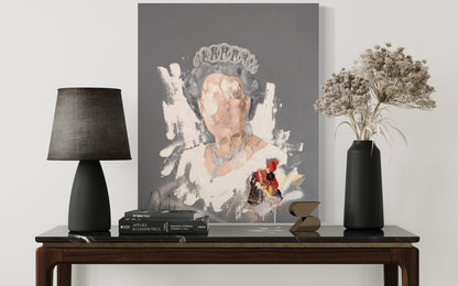 UNTITLED Portrait work (Elizabeth II) contemporary painting art