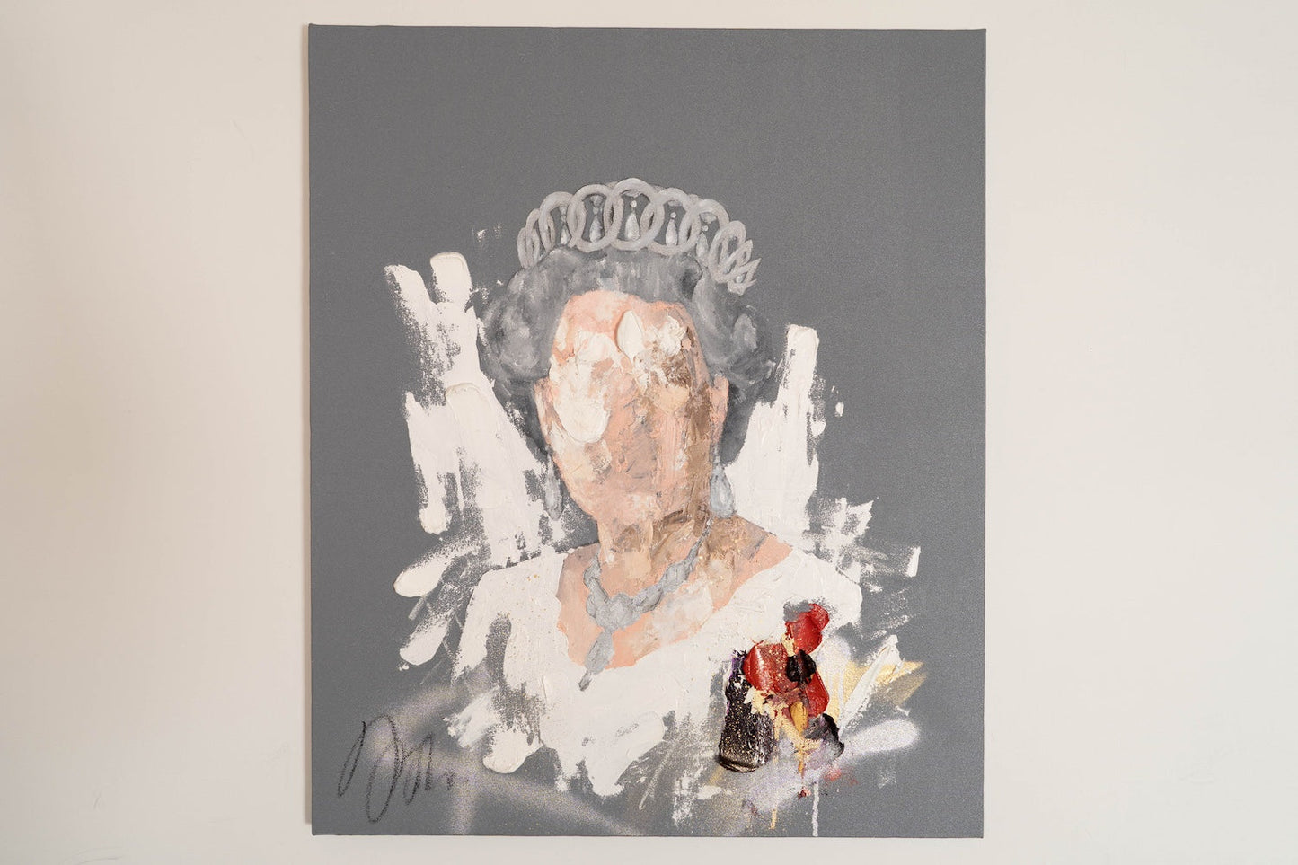 UNTITLED Portrait work (Elizabeth II) contemporary painting art